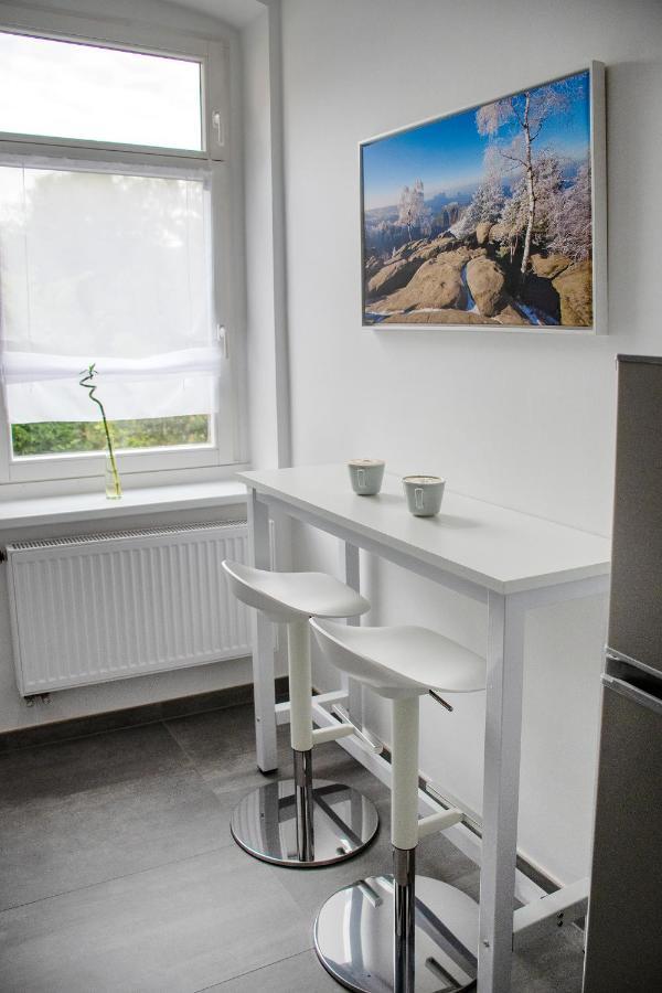 바트샨다우 Haus Wettin 아파트 외부 사진
