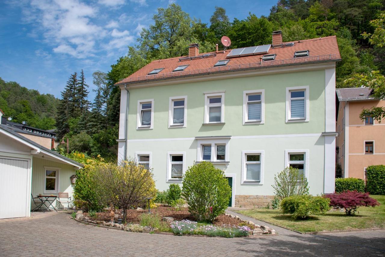 바트샨다우 Haus Wettin 아파트 외부 사진
