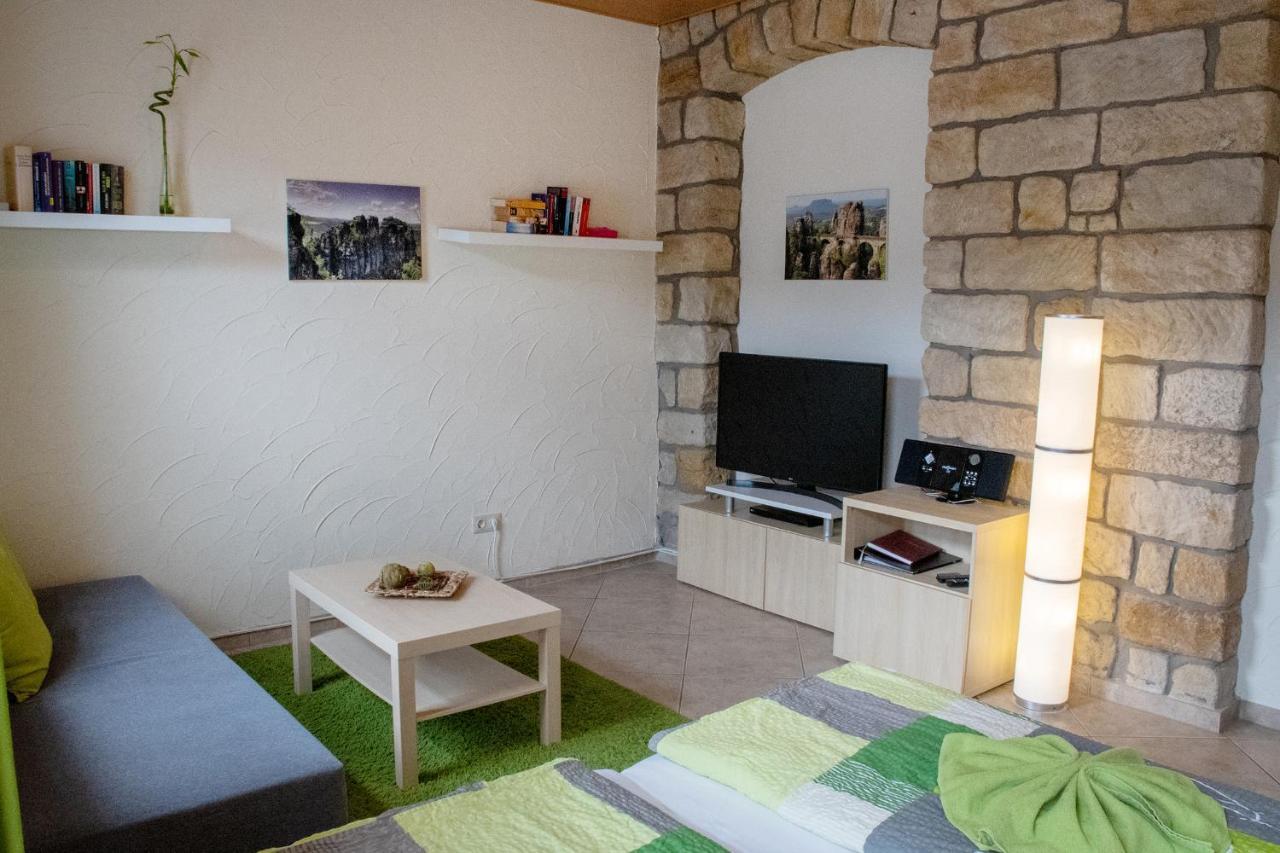 바트샨다우 Haus Wettin 아파트 외부 사진